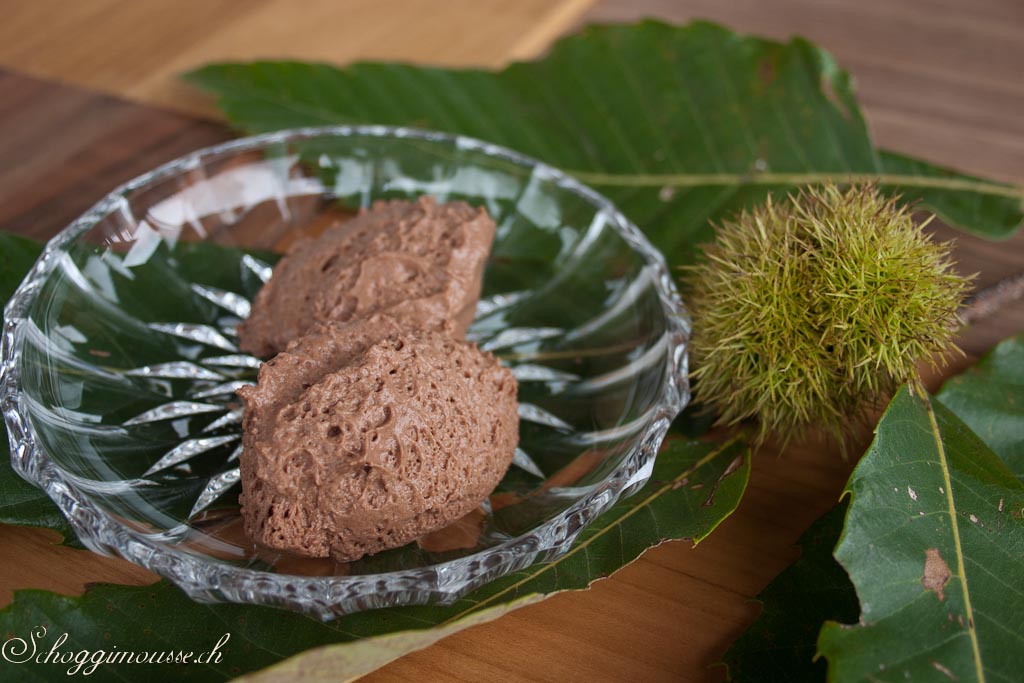Schokoladenmousse mit Marroni